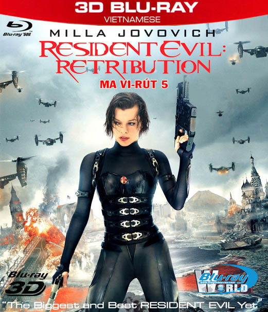 Z116. Resident Evil Retribution - MA VI RÚT 5 3D50G (DTS-HD 5.1)  nocinavia